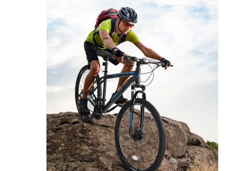 27.5in High Carbon Steel 21 Speed Mountain Bike,Men Bikes MTB School Dual Disc