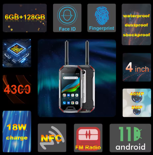 Unihertz Atom L/XL Rugged Waterproof Unlocked Smartphone