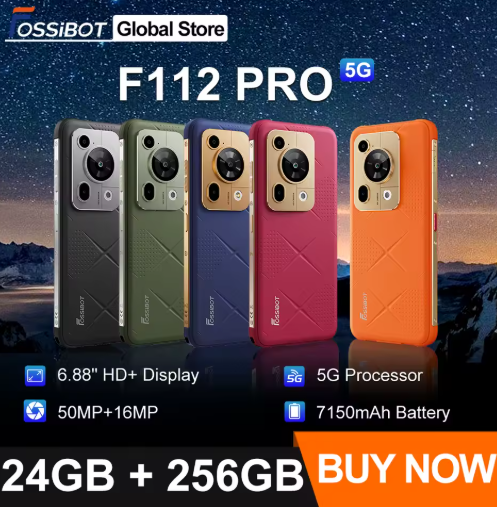 Fossibot F112 PRO 5G Rugged Smartphone